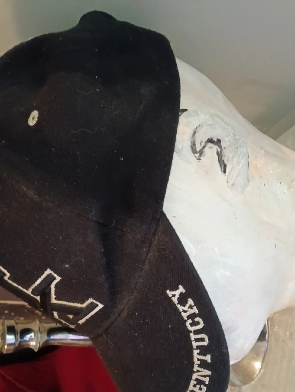 UK Embroidered Black Kids Baseball Cap